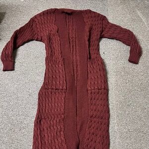 Oversized chunky cardigan